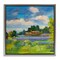 Stupell Industries Lavender Countryside Landscape Floater Framed Canvas Wall Art Design by Alexi Fine